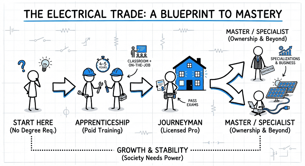 Electrician Career Path Blueprint: From Apprentice to Master