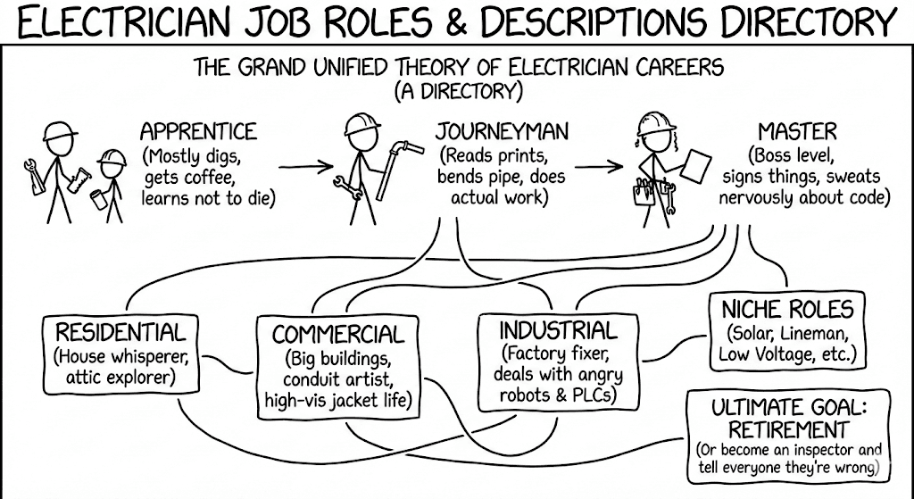 Electrician Career Path Flowchart: The Grand Unified Theory