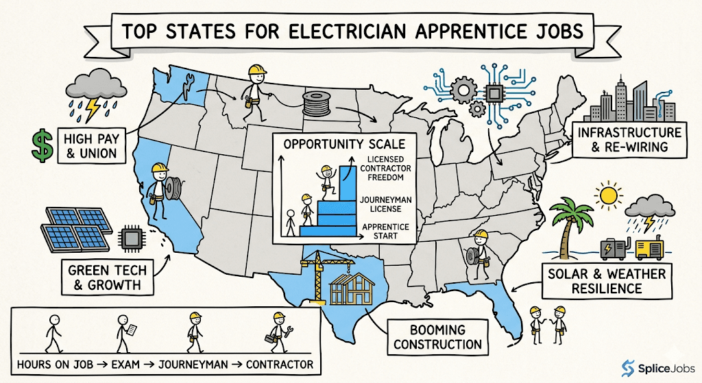Mapping Your Electrical Career: The Best States to Start Your Apprenticeship