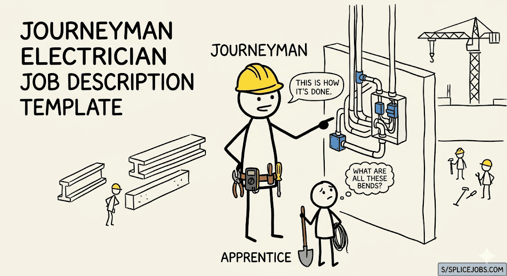 Journeyman Electrician Job Description Template Cover Illustration