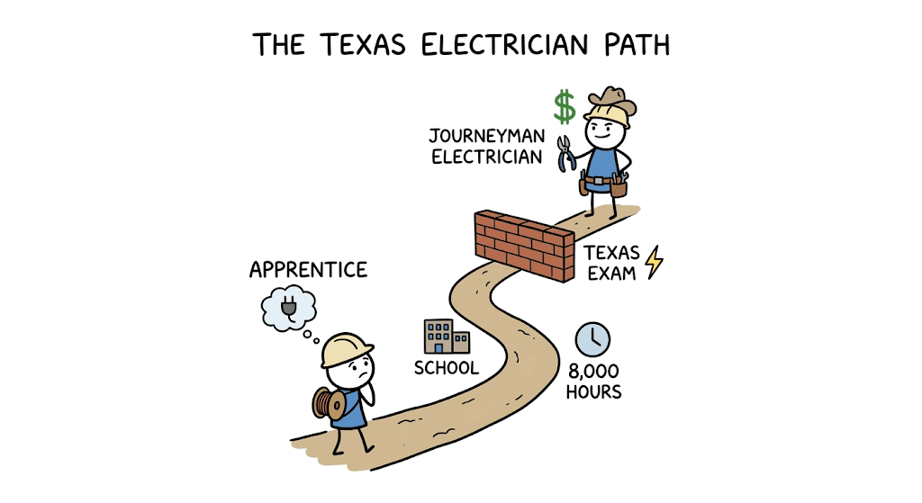 Texas Electrician Career Path: Apprentice to Journeyman Roadmap