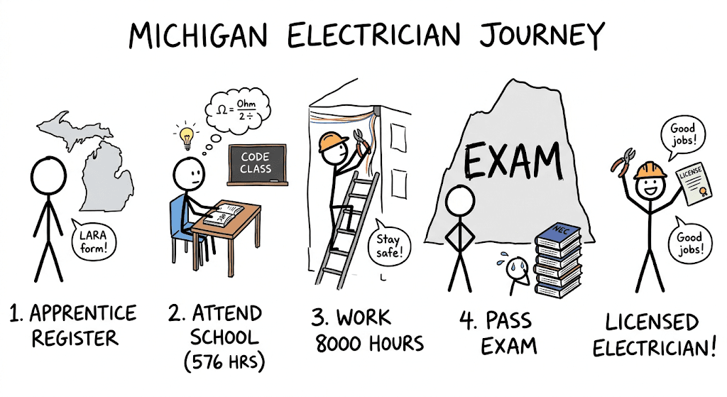 michigan-electrical-apprenticeship-timeline